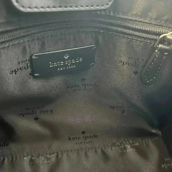 Kate Spade Purse Ellie Spotted Leopard Canvas Small Tote - Picture 9 of 11